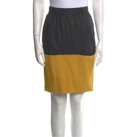 FENDI Colorblock Wool Skirt - Picture 3 of 7